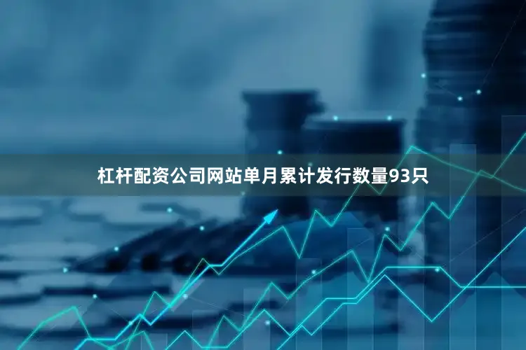 杠杆配资公司网站单月累计发行数量93只